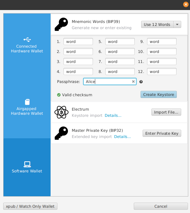 Guide - Sparrow multiparty multisig