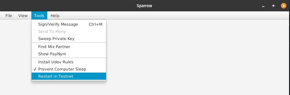 Guide - Sparrow multiparty multisig