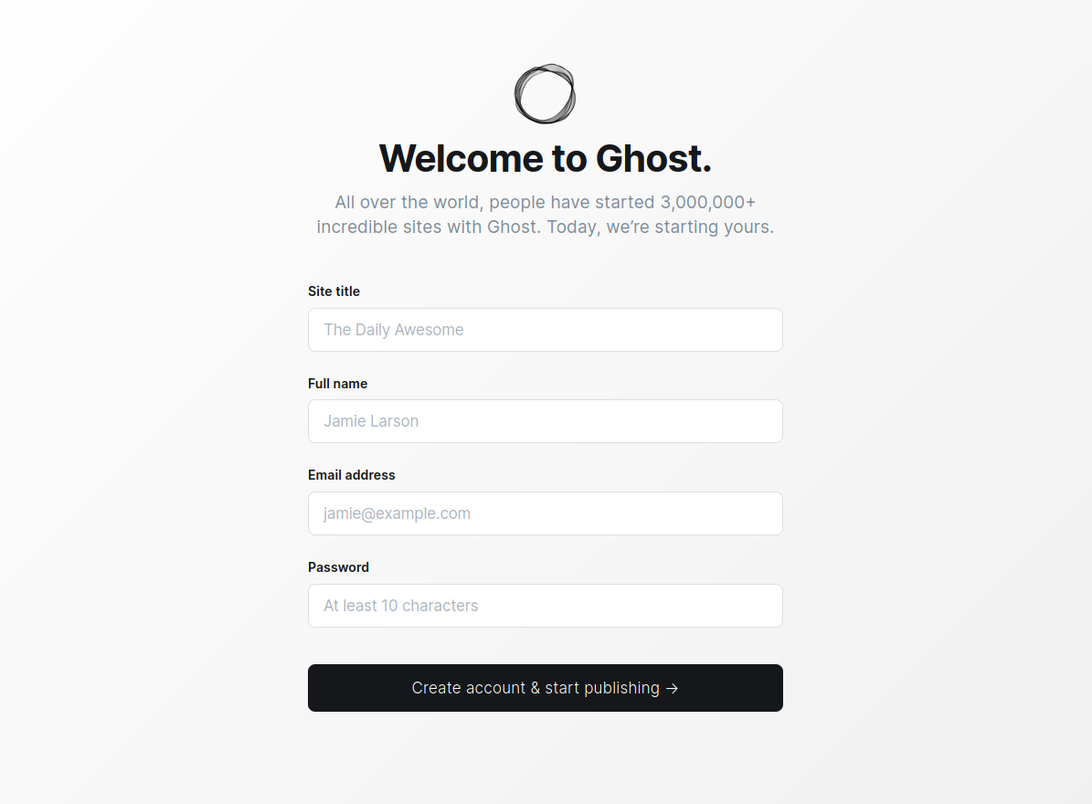 Self Hosted Ghost Blog