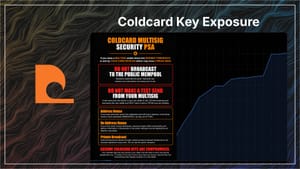 Coldcard Key Exposure